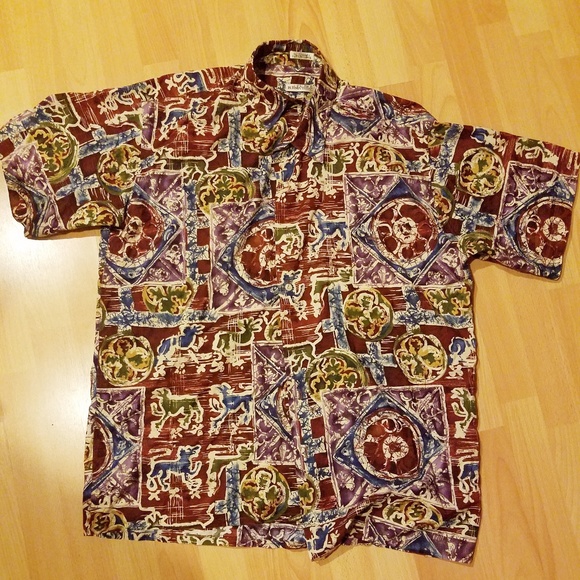 Burma Bibas Other - Burma Bibas Retro Vintage Style Button Down Shirt